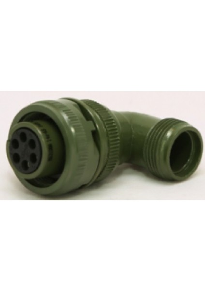 MS3108-14-6S ,M22/6PIN Açı Kablo Dişi Konnektör