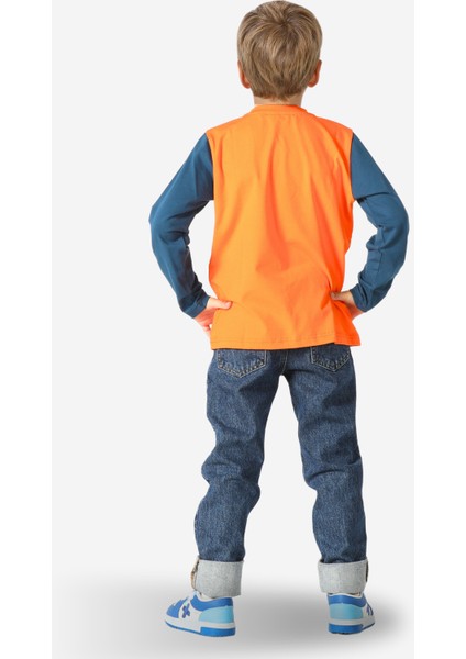 Trouble Maker Denim Pantolon +T-Shirt Takım