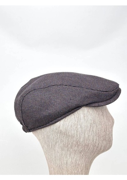Kışlık Kasket Şapka – Ince Dokuma Şerit Desenli Modern Tasarım Bedensiz Lastikli Model fiyatları