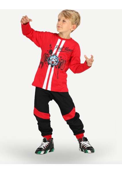 Yarışcı Baggy Kesim Pantolon +T-Shirt Takım indirimleri