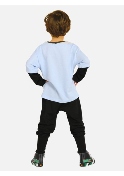 Skull Pirate Oversize T-Shirt + Baggy Pantolon Takım