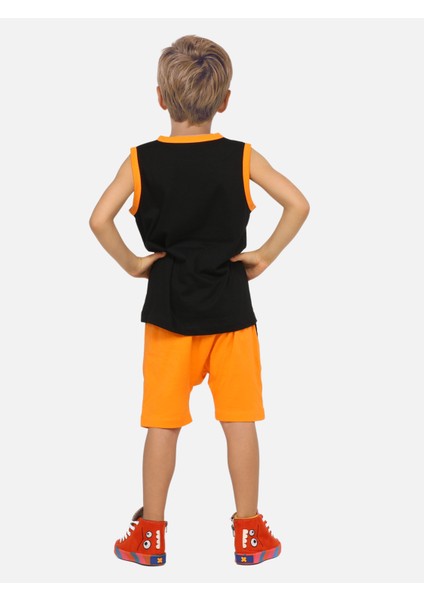 Tiger Çizgili Harem Şort Takım