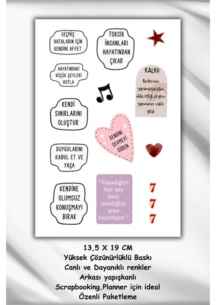 2 Li Manifest/motivasyon/olumlama Sticker Seti/laptop/defter/ajanda/telefon fiyatları