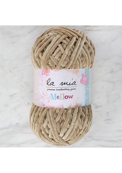 La Mia Mellow Bej El Örgü Ipi - 952