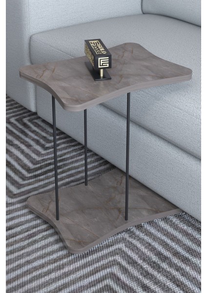 Yan Sehpa Tekerlekli Servis Sehpası Hnd Gordion