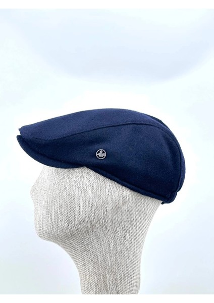 Kışlık Kasket Şapka – Klasik Lacivert Yün Dokuma, Peaky Blinders Tarzı Bedensiz Lastikli Model modelleri