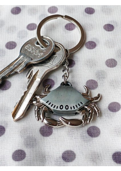 Hareketli Ayaklı Metalik Yengeç Anahtarlık indirimleri