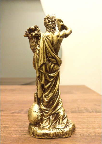 Dionysos Biblo Neşe ve Şarap Tanrısı 15,5 cm Tasarım Mitolojik Heykel Ev Dekor Hediyelik Eşya fiyatları