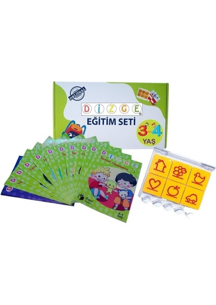 Dizge 3-4 Yaş Görsel ve Işitsel Zeka Geliştirici Set (11 Kitapçık 1 Bambinoyup Kontrol Kutusu) fırsatları