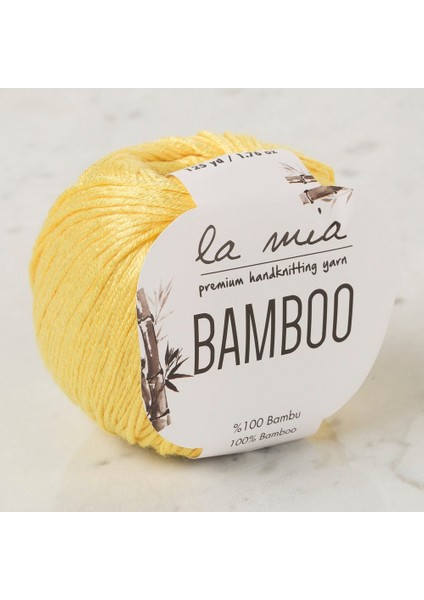 La Mia Bamboo Sarı El Örgü Ipi - L160 - 33852