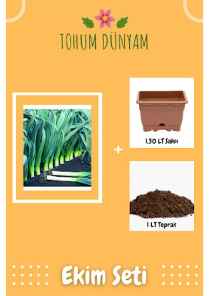 Inegöl Pırasa Tohumu Ekim Seti