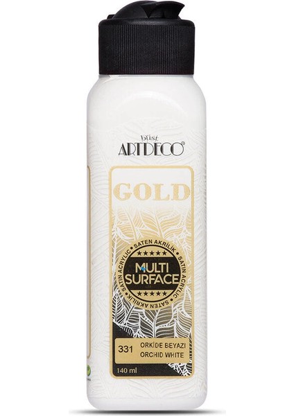 Gold Multi Surface Akrilik Boya 140 Ml. 331 Orkide Beyazı