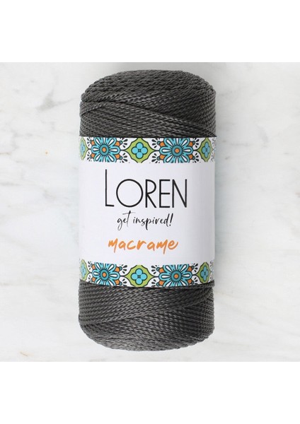 Loren Macrame Füme El Örgü Ipi - Rm 067 - 34341