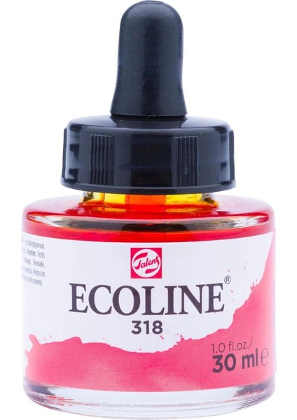 Ecoline Sıvı Suluboya 30 Ml. 318 Carmine