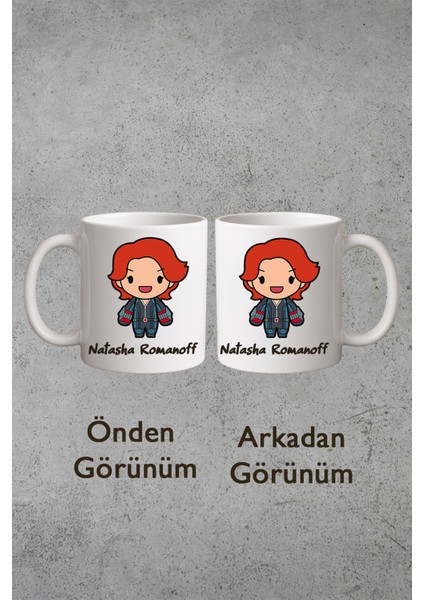 Black Widow Baskılı Kupa Bardak 330 ml fırsatları