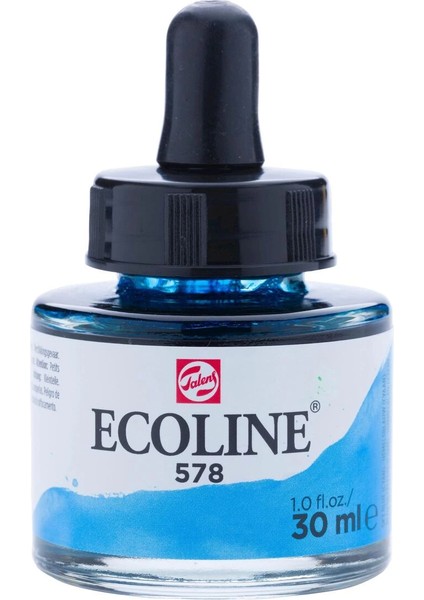 Ecoline Sıvı Suluboya 30 Ml. 578 Sky Blue Cyan