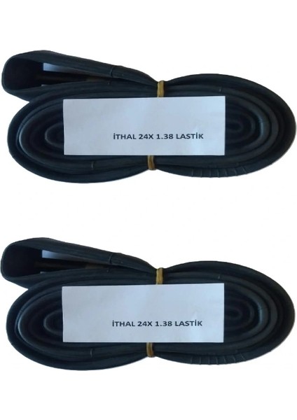 24 Jant 24X1.3/8 Av 34 mm Motor Subap Bisiklet Iç Lastiği x 2 Adet