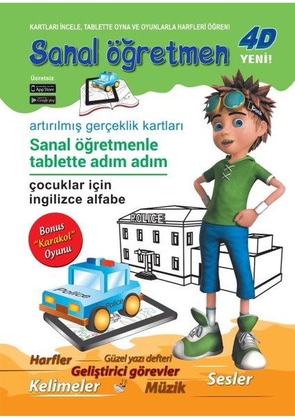 Danik Sanal Öğretmen Polis Çocuklar Için Ingilizce