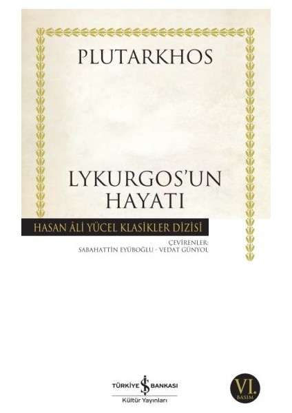 Lykurgos’un Hayatı - Hasan Ali Yücel Klasikleri