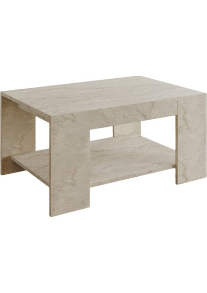 Lina Orta Sehpa – Modern Minimal Tasarım, Traverten Desen fırsatları