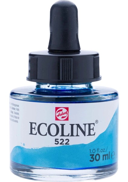 Ecoline Sıvı Suluboya 30 Ml. 522 Turquoise Blue