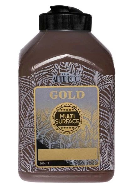 Gold Multi Surface Akrilik Boya 500 Ml. 293 Acı Kahve
