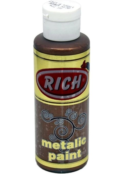 Metalik Akrilik Boya 120 Cc. 774 Açık Kahve