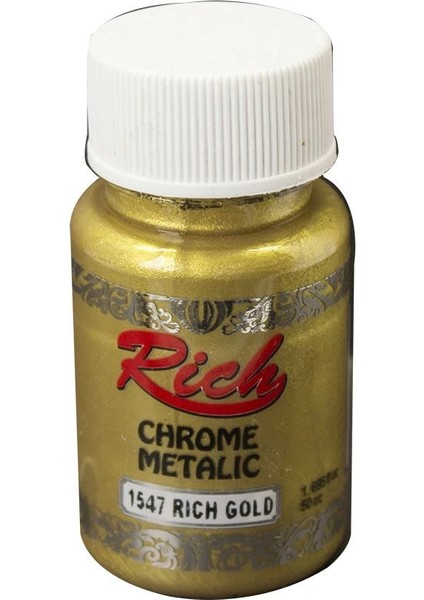 Chrome Metalik Boya 50 Cc. 1547 Supertrend Gold