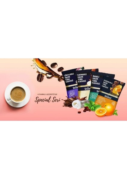 Naneli ve Portakallı Hazır Türk Kahvesi 100 gr x 2 Adet fiyatları