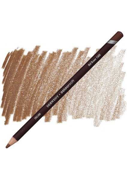Coloursoft Pencil Yumuşak Kuruboya Kalemi C600 Mid Brown