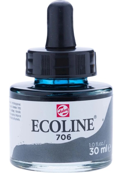 Ecoline Sıvı Suluboya 30 Ml. 706 Deep Grey
