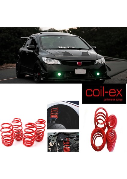 Honda Civic Fd6 2006.2012 Coil-Ex 3.5cm Spor Yay