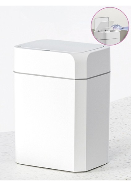 Otomatik Sensörlü Çöp Kovası Beyaz 18 Lt 4147-02 indirimleri