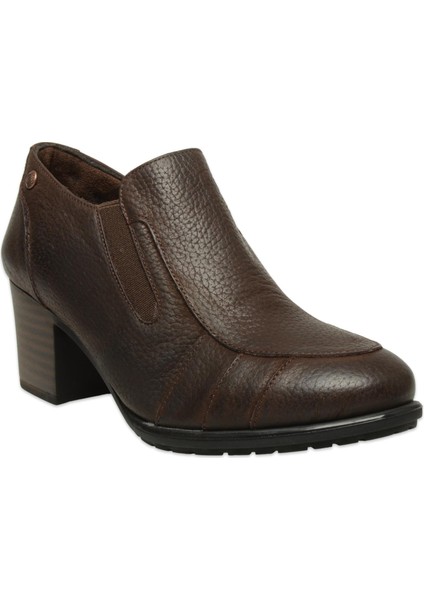 D25KA-3360 Günlük Topuklu Vizon Kadın Ayakkabı