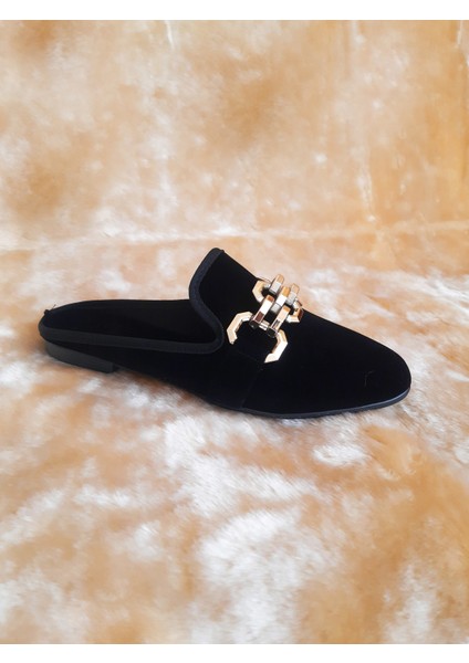 Zincir Detaylı Süet Kaymaz Yumuşak Tabanlı Günlük Misafirlik Çeyizlik Kışlık Ev Terliği Ev Babet fiyatları