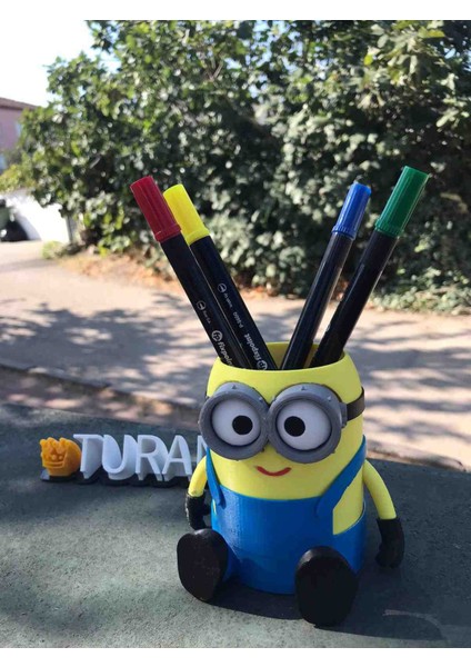 Minions Kalemlik ve Telefon Tutucu | Sevimli Masaüstü Düzenleyici Organizer fiyatları