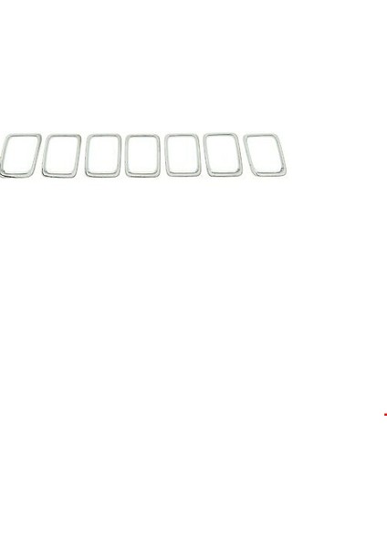 Compass Ön Panjur Iç Bakla Seti (7 Adet - Krom) 2017 Sonrası Uyumlu