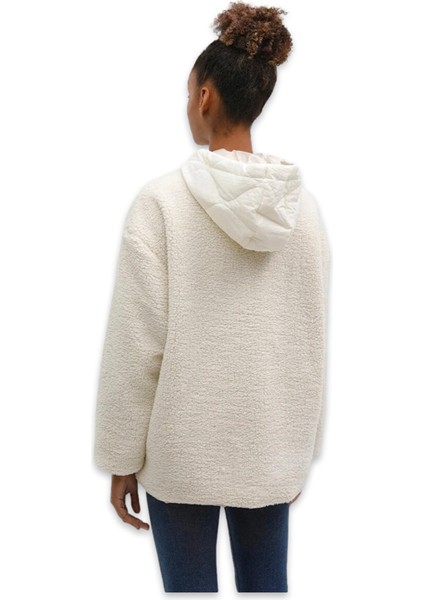 5W Wl 6hannah 6CT2008 5pr Teddy Jacket Krem Kadın Ceket fiyatları