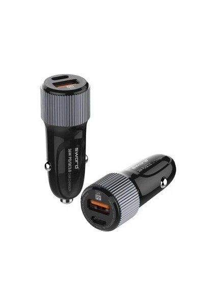 Sword 38W Qc3.0+Pd3.0 Hızlı Araç Şarjı, Usb-C & Usb-A, Akıllı Çip, LED Işık SW-1U1CQ3 fiyatları