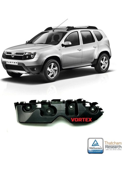 Duster Ön Tampon Braketi Sol 2010 Sonrası Uyumlu