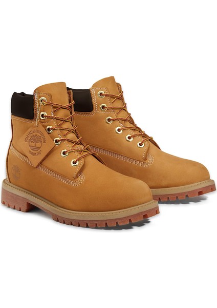 TB112909 Timberland Premium 6 Inch Lace Up Waterpoof Tarçın Unisex Bot