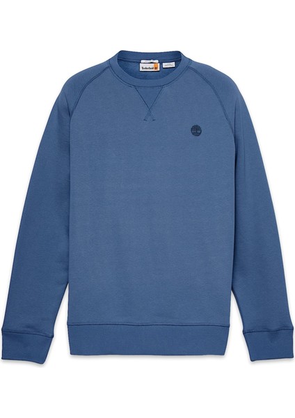 TB0A2BNK Ls Exeter River Basic Brushed Mavi Erkek Sweatshirt indirimleri