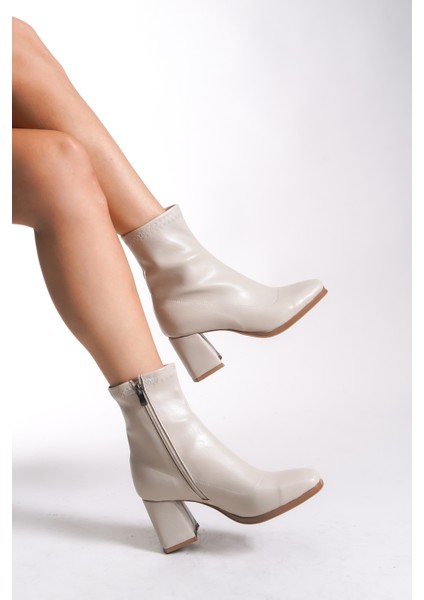 Neritarzah Kadın Topuklu Streç Bot 0012811 fiyatları