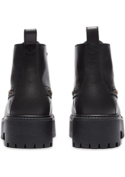 TB0A27YZ Stone Street Mid Lace Up Boot Siyah Kadın Bot fırsatları