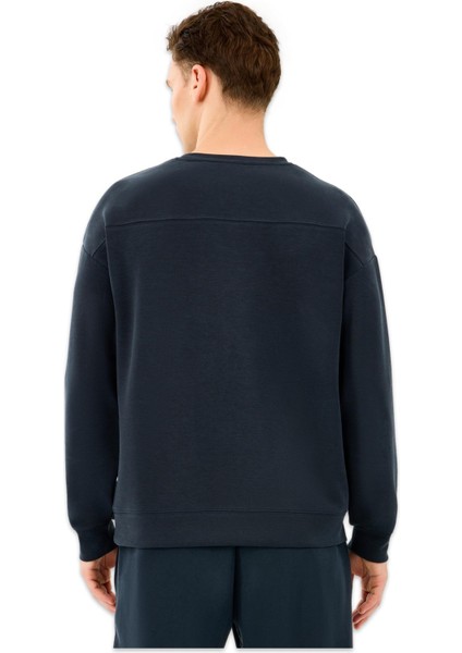 S2510041 M Loose Crewneck Sweat Siyah Erkek Sweatshirt modelleri