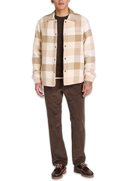 TB0A44KB High Pile Lined Over Jacket Sarı Erkek Mont modelleri