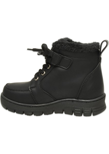 946.P25K433 Punto Patik Siyah-Beyaz Kız Çocuk Bot fiyatları