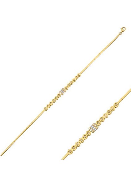 Altın Baget Set Bileklik