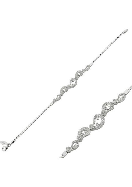 Altın Taşlı Set Bileklik