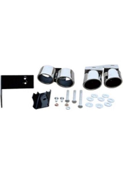 A4 S4 Arka Egzoz Ucu Seti 2009 SONRASI-2015 Sonrası Uyumlu